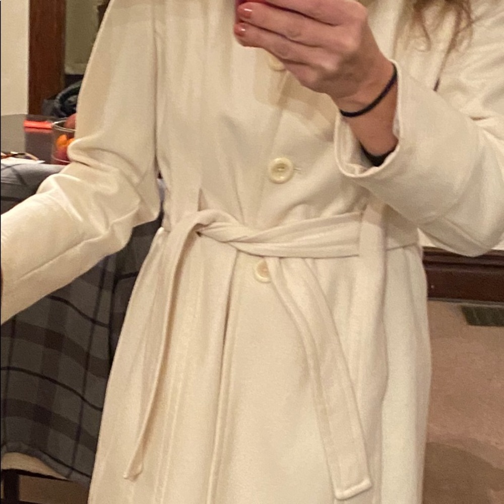 Anne Klein Cream dress coat